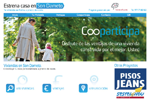 Diseño de la Pagina Web para Estrena casa en Son Dameto