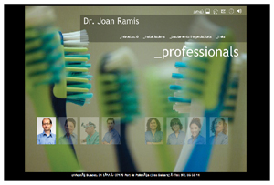 Diseño de la Pagina Web para La Clínica dental del Dr. Joan Ramis Matas