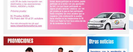 Diseño gráfico boletín informativo gimnasio