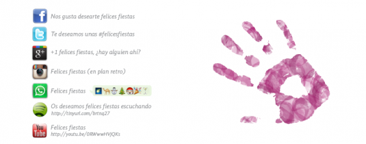 felciitacion navidad redes sociales